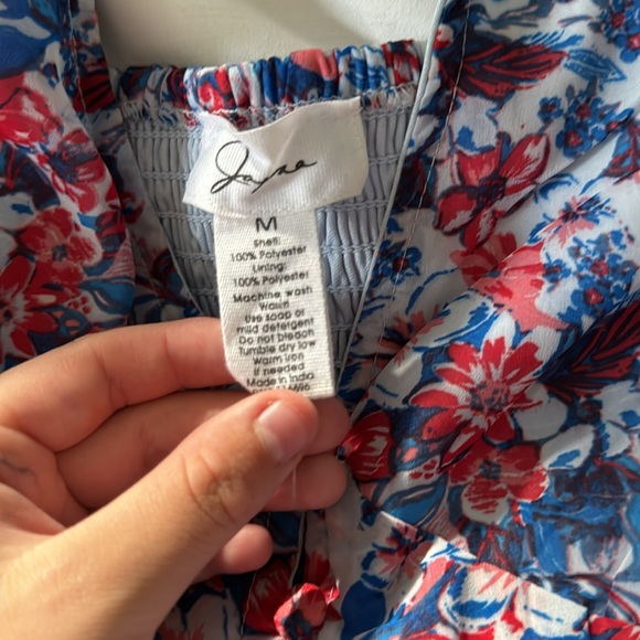 super cute Japna floral blue and red dress - Picture 2 of 2